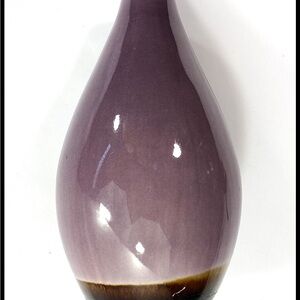 Rare Amethyst Ceramic Vase